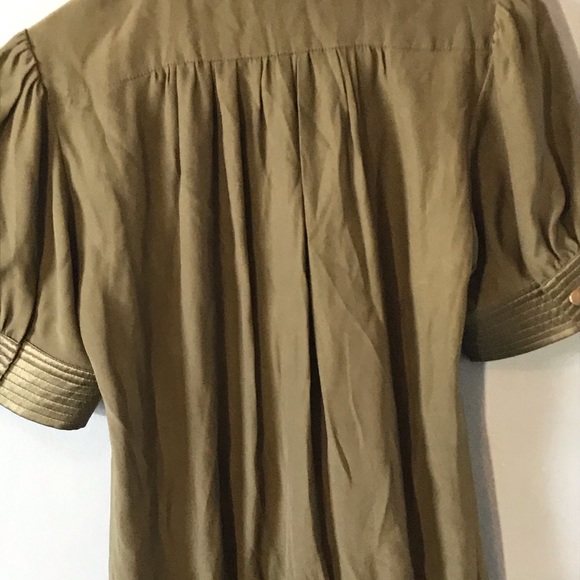Fleur Wood 100% silk green romper size 1 - Picture 5 of 8